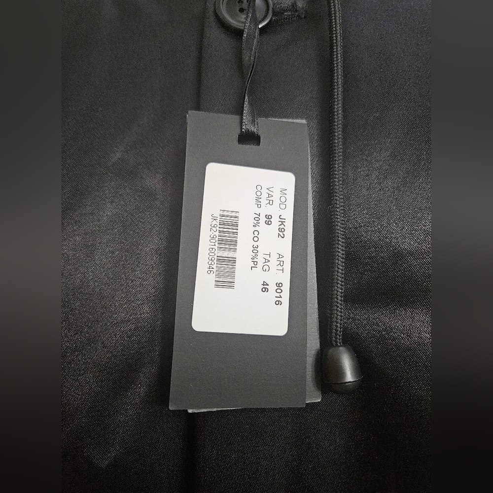 YOON Black Satin Jacket - Picture 4 of 7